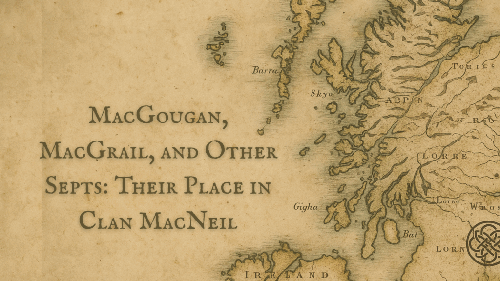 MacGougan, MacGrail, and Other Septs: Their Place in Clan MacNeil